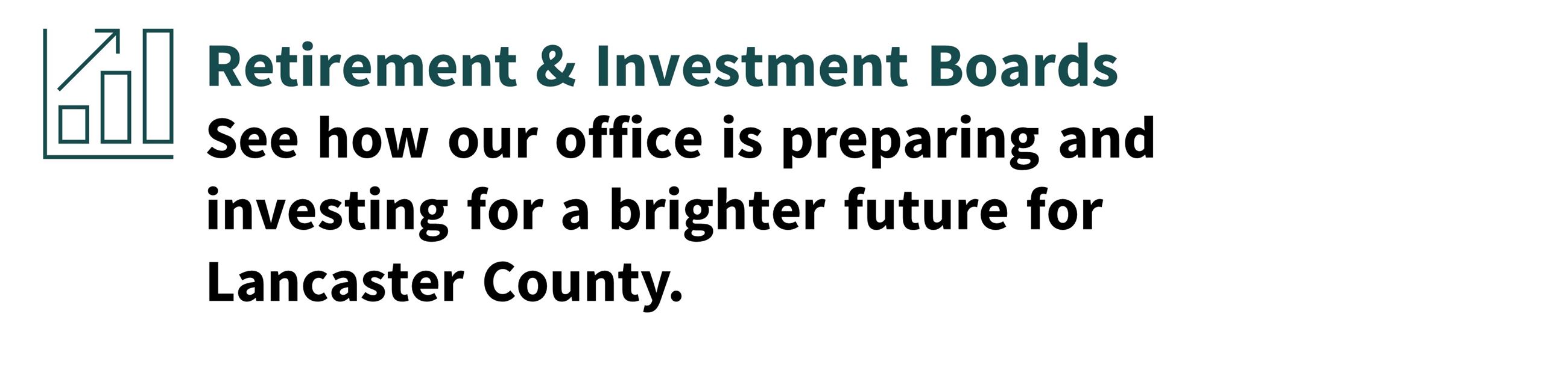 Retirement and Investment Board Banner