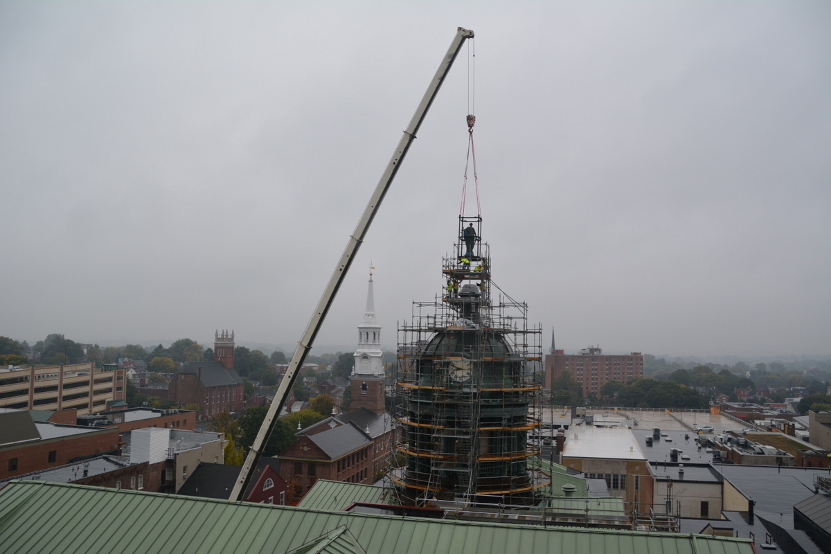 Old Courthouse Dome with Scaffolding