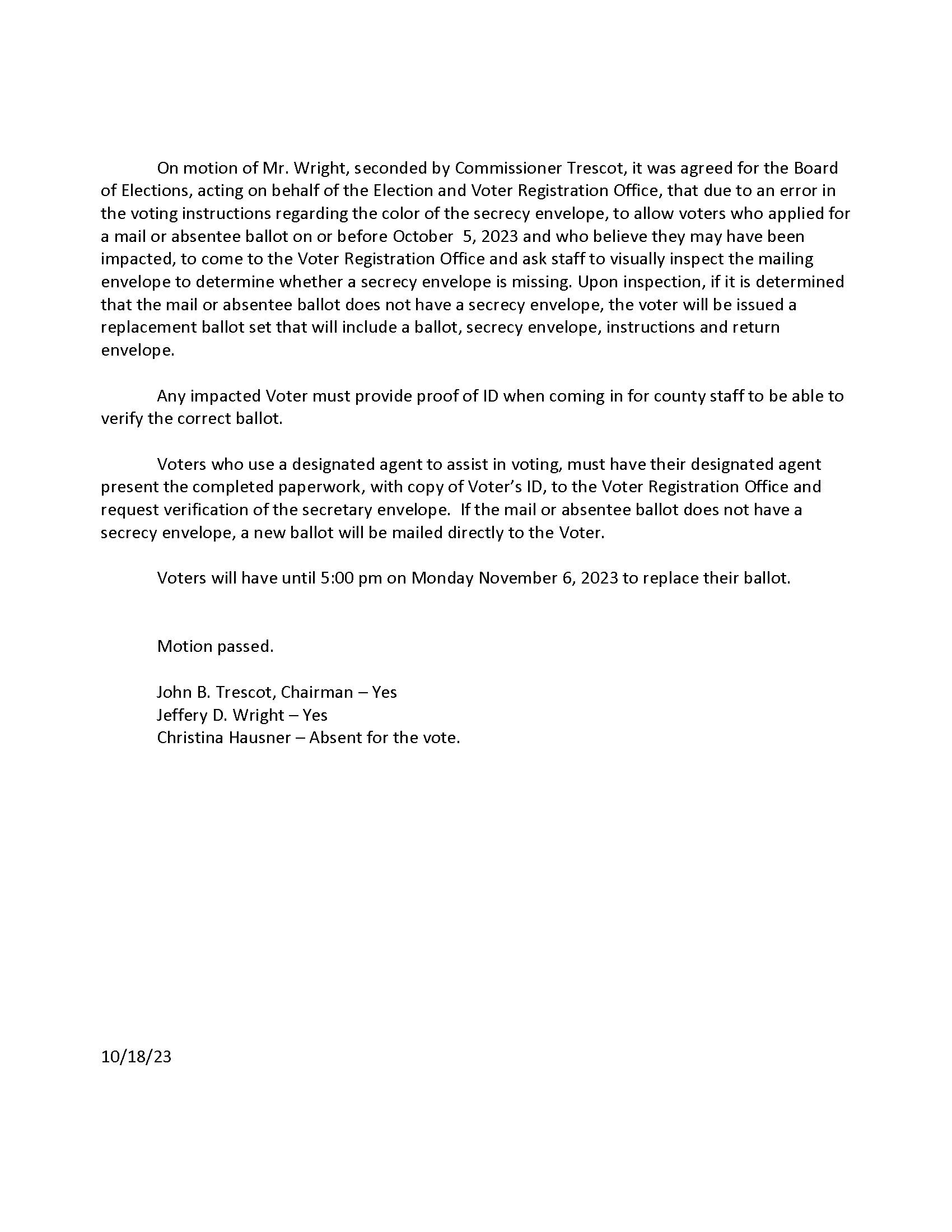 10-18-23 instruction error